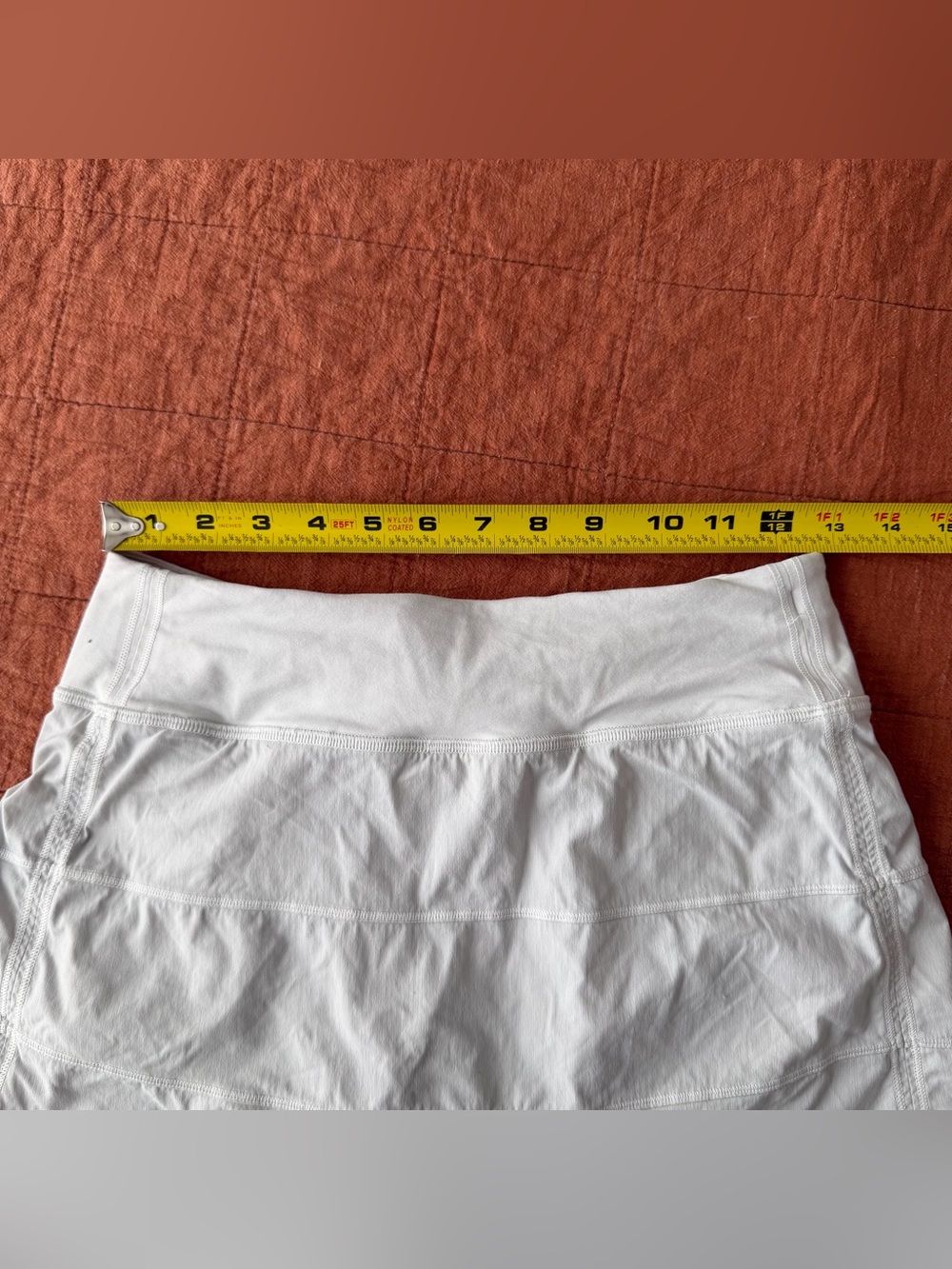 Lululemon Pace Rival Skirt (Tall) *4-way Stretch 15" White 4 Tennis Skort W8A85T - Picture 10 of 10